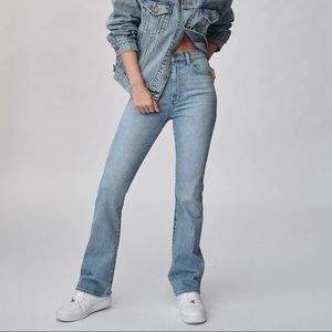 Aritzia Denim Forum Bailey High Rise Bootcut Jeans